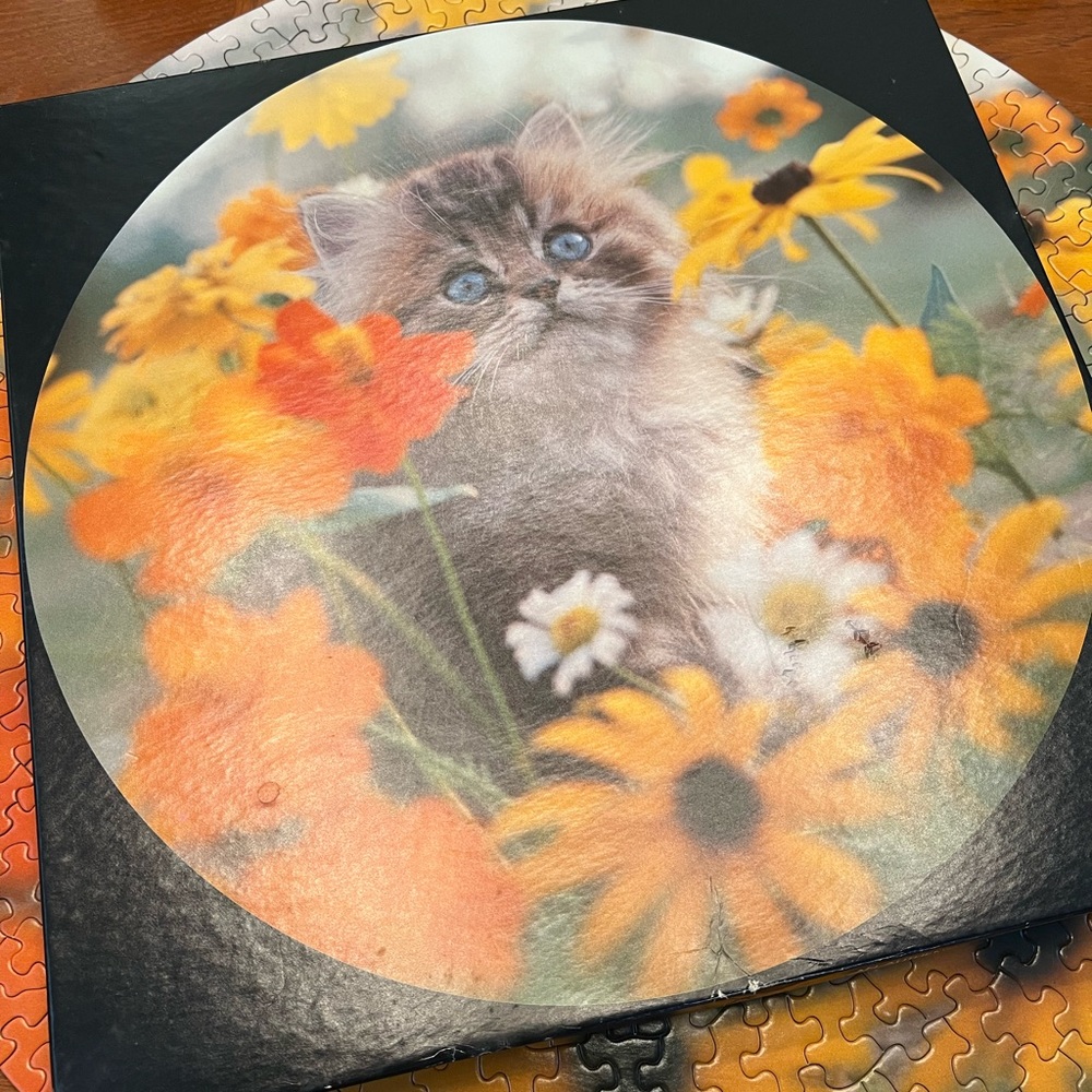 70s Springbok Hallmark Circular Puzzle “Sitting Pretty”